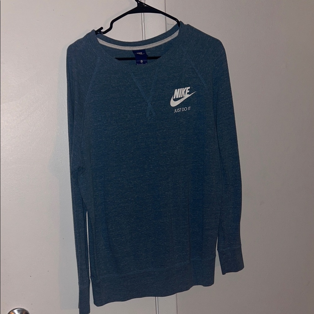 Nike Heather Blue Crewneck Sweatshirt